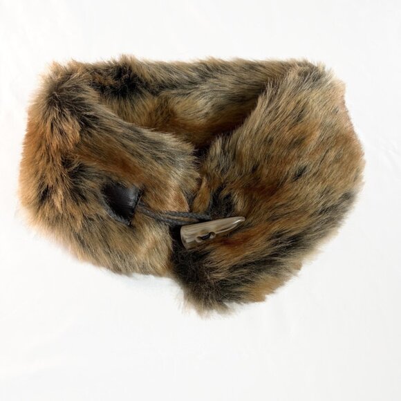 Fabulous Furs Accessories - Donna Salyers fabulous furs neck scarf/wrap Brown Beige